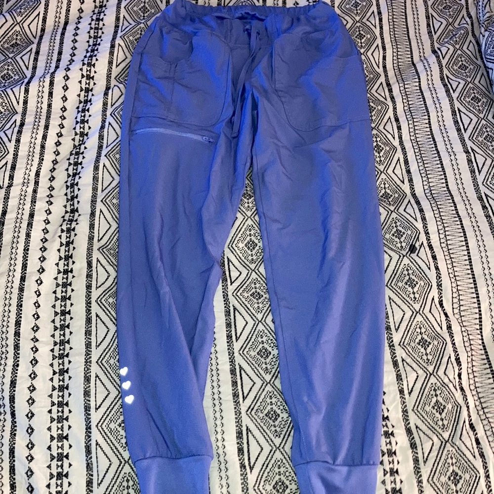 HeartSoul Scrub Bottoms - Blue - XS